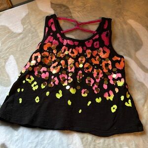 Justice, girls sequins tank top